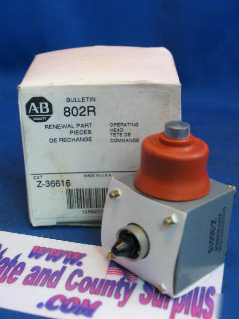 802R z-36622 allen bradley limit switch operating head