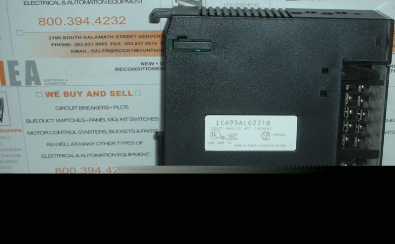 Ge fanuc IC693ALG221B analog input, used