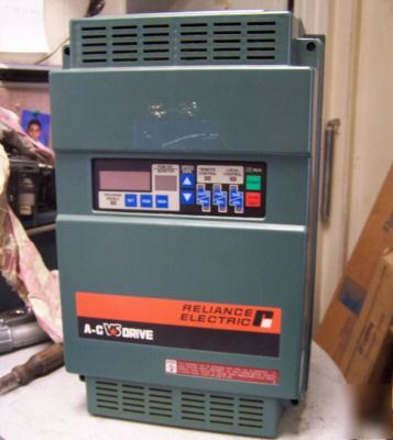 Reliance 7.5 hp ac vfd drive 2GU41007 gp-2000 460 volt 