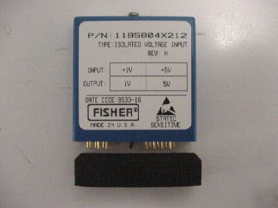 Fisher isolated voltage input ( model# CL6851X1-A2 )