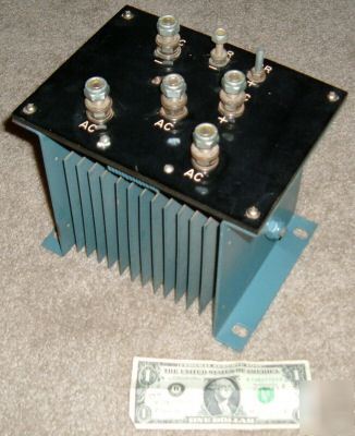 Large metal rectifier or diode