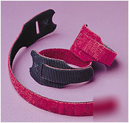 New 25 black velcro one-wrap straps - free shipping