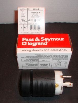 P&s 30 amp, 250 volt, nema L6-30P, 2P, 3W, locking plug