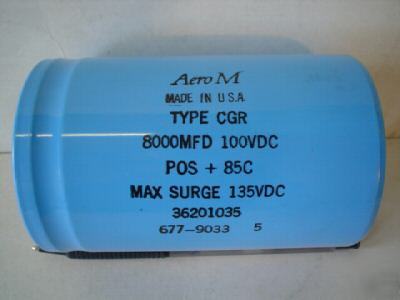 100V 8000UF aero m computer grade bus capacitor low esr