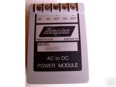 Acopian 5VDC power supply 5EB250 lnc