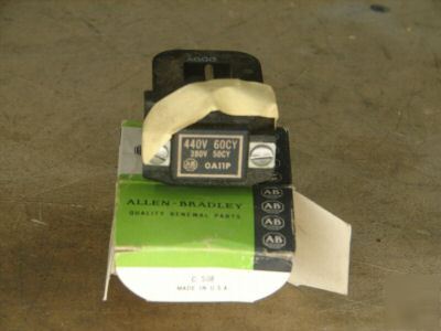 Allen bradley motor starter coil 0A11P 0-A11P