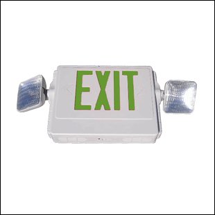 Combo led exit sign plus emergency lighting/ E41CG