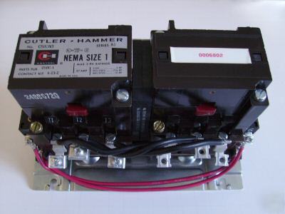 Cutler hammer contactor C50CN3 nema size 1 series A1