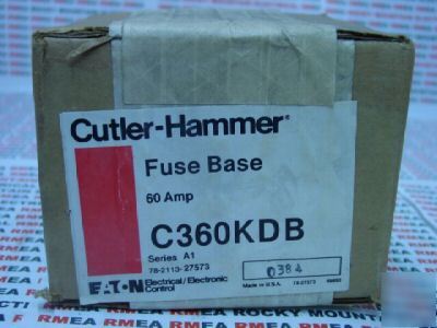 Cutler hammer fuse base C360KDB 60 amp series A1 