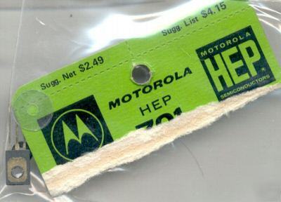 Motorola HEP701 silicon npn transistor 1EA