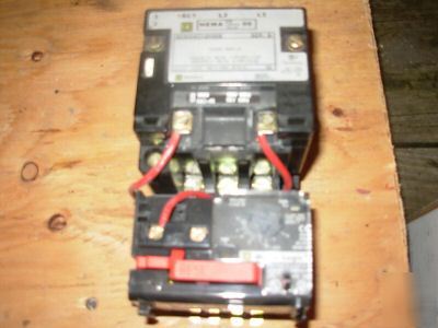  square d motor starter -used