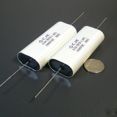 2 x 0.04UF 10KV high voltage polypropylene capacitor hv