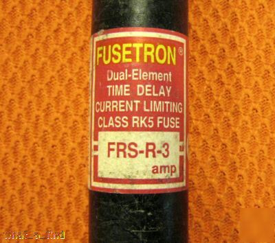 New buss frs-r-3 fuse FRSR3 frsr 3 amp 600 volt nos