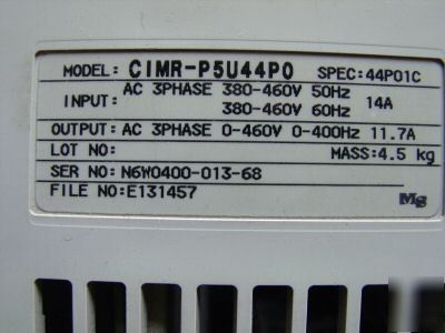 Saftronics GP5 7 hp vf drive
