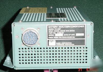 1- 28VDC eldec corp. battery analyzer / conditioner