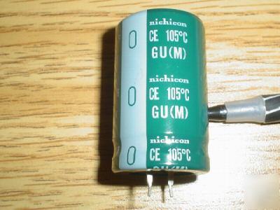 10 nichicon 450V 180UF mini 105C snap in capacitors 