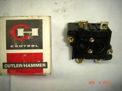Cuttler hammer control contact block