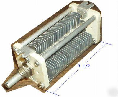 E f johnson air variable capacitor 15-245PF nice