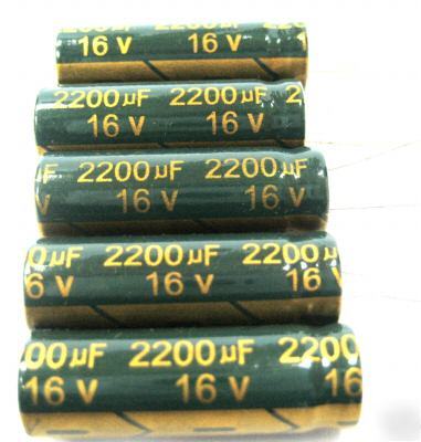 16V 2200UF 10MM ultralowesr motherboard capacitor 5PCS 