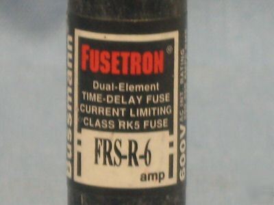 Bussmann 6 amp fuse 600 volt frs-r-6 6C214