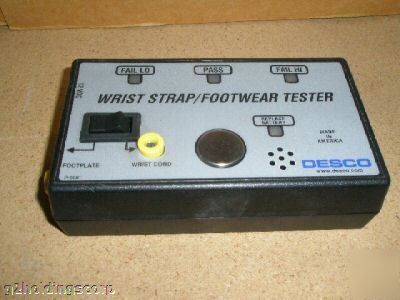 Desco 19250 wrist strap/footwear tester