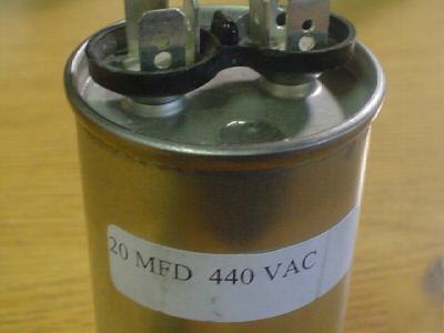 New 1 440V 20UF a/c motor run capacitors 