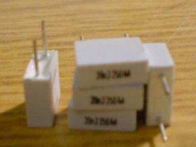 New 100 mallory 250V .039UF box mylar film capacitors 
