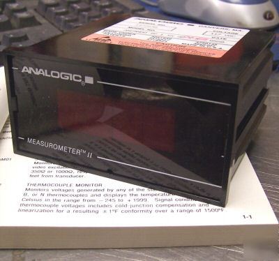 New analogic AN25M00 dc voltage / current panel meter 