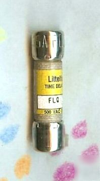 New littelfuse flq-1/2 time delay fuse flq 1/2 amp .5
