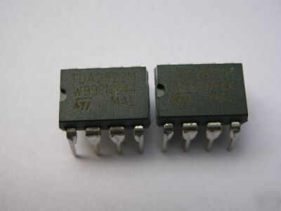 10, TDA2822M dual audio power amplifier ic's by st DIP8