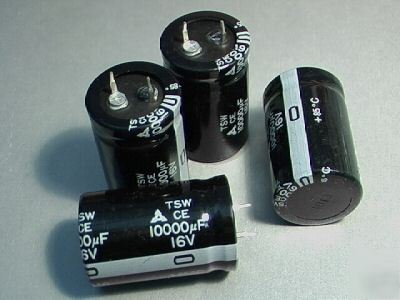 10000UF 16V capacitor snap in lot of 4