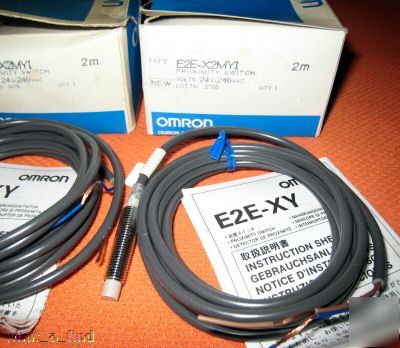 New lot 2 omron E2E-X2MY1 proximity switch E2EX2MY1 