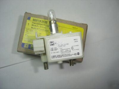Square d 9001-KM35 fin safe light module 24V ser h 