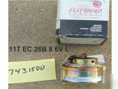 Electroid company brake 117EC26B86VL 7431500 