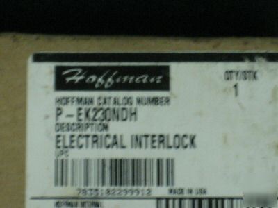Hoffman electrical interlock p-EK230NDH