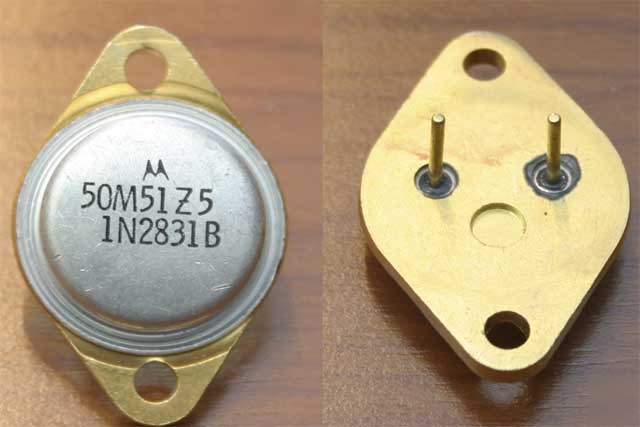 Motorola 50M51Z5 (1N2831B) zener 50W 51V to-3 - nos