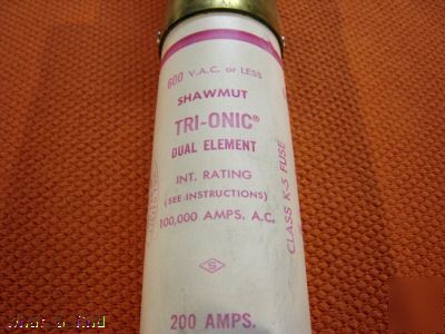 New ferraz shawmut TRS200R fuse trs-200-r 200 a 600 v 