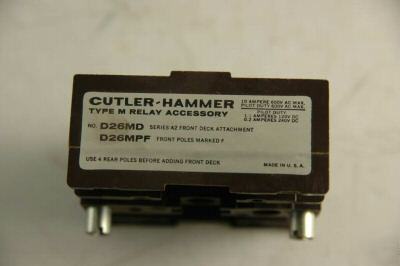 New lot 4 cutler-hammer D26MD10 relay type m surplus