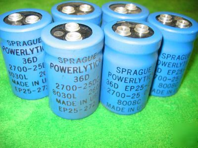 Sprague powerlytic 36D aluminum electrolytic capacitor