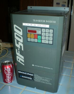 Sumitomo af-500 transistor inverter 7-1/2HP AF504-5A5
