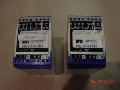 Temperature amplifier mtl 2315A measurement technology