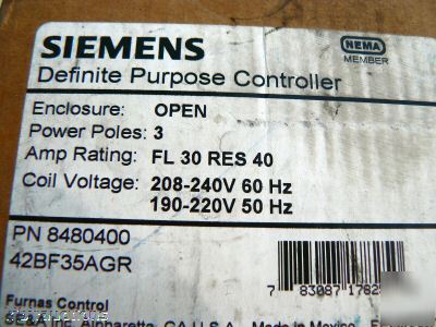 Siemens definite purpose controller 42BF35AGR 