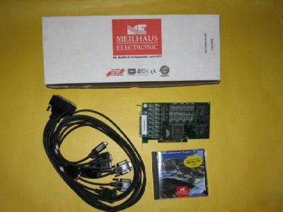 6 unit meilhaus me-9100I/8 RS422,485 pci board