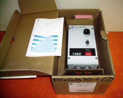 Allen bradley 2 hp dc motor drive 1365-paf with manual