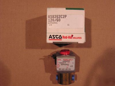 Asco valves, 8262 series, 1/8