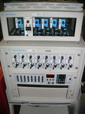 Astromed MT9500 8CHANNEL chart recorder with extras