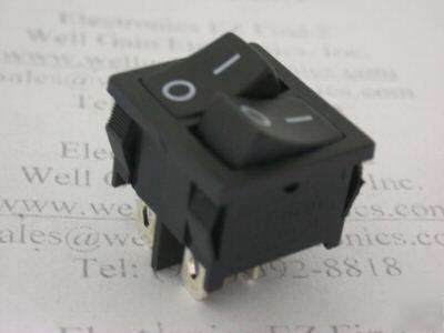 Jec js-606 dpst rocker switch 10A 125V / 6A 250VAC