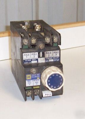 Square d 8501-lt timing relay 8501LT