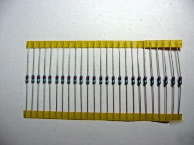 22 ohm 1/4 watt 5% resistors lot of 25