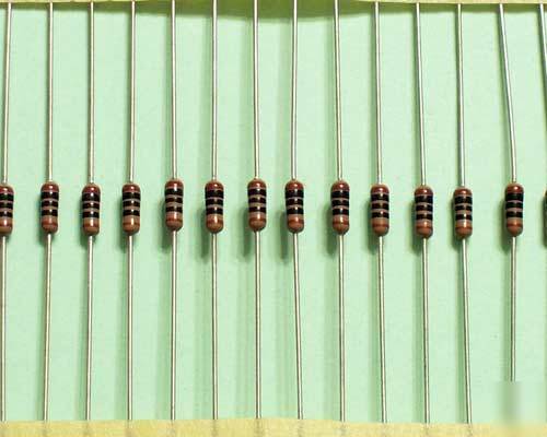 100 ohm ohms 1/4W dale metal film resistors 1% - 200PCS